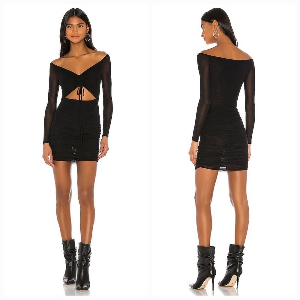 h:ours Eclair Dress in Black XS